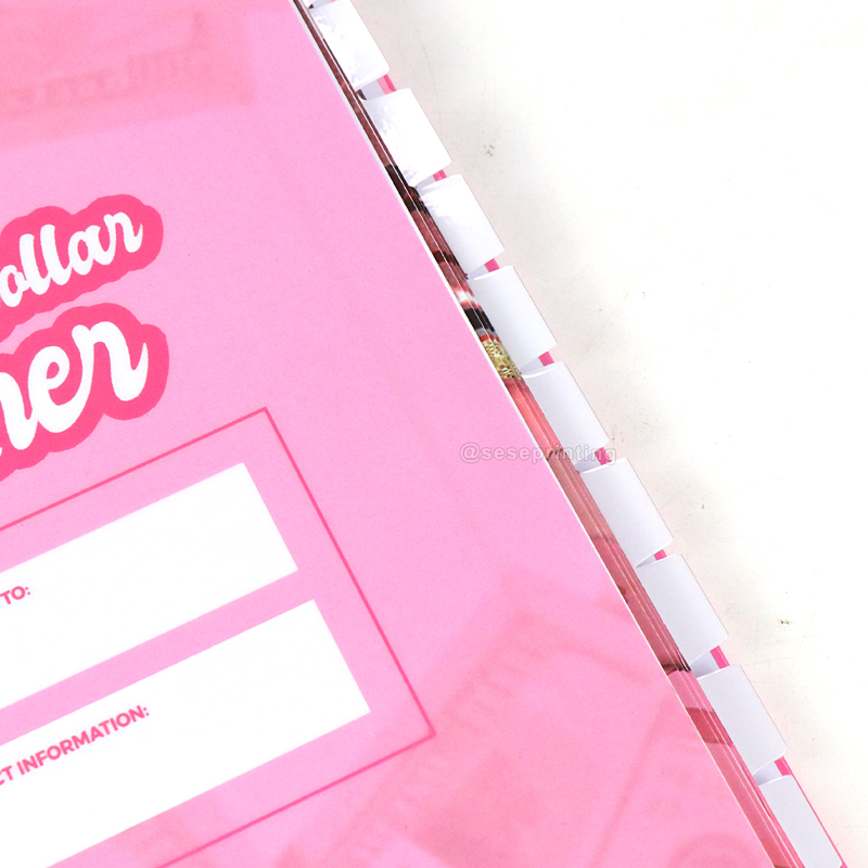 Custom Hardcover Weekly Planner Business Notebook Dateless Planner 8