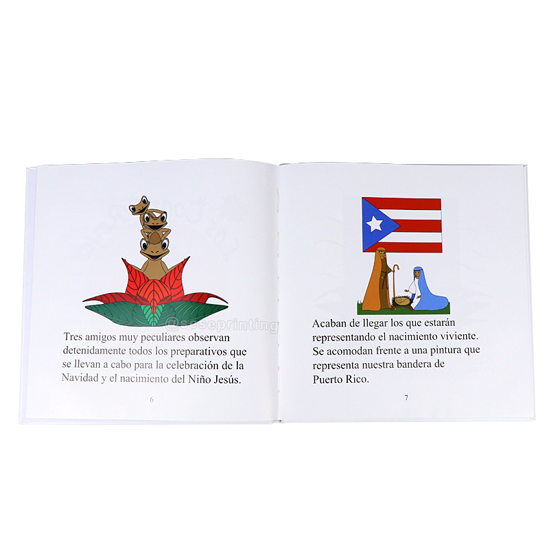 Custom Offset Print Hardcover Book Kids Children Book Printing Service 7