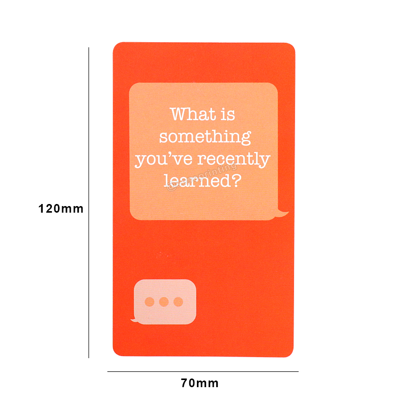 Custom Printing Design Spark Conversation Cards Social Card Game 8