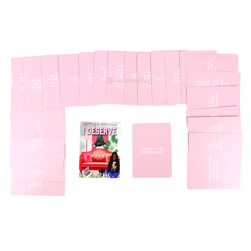 Custom Printing Positive Affirmation Cards Custom Motivational Card Game 6