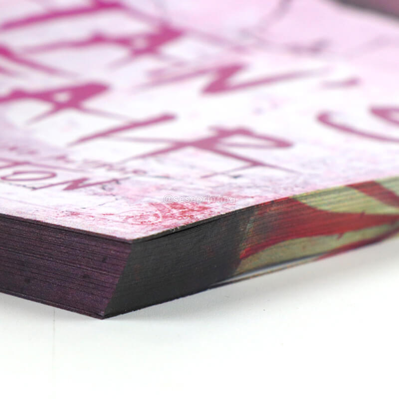 Foiled Paperback Novel Book Printing with Sprayed Edges 9