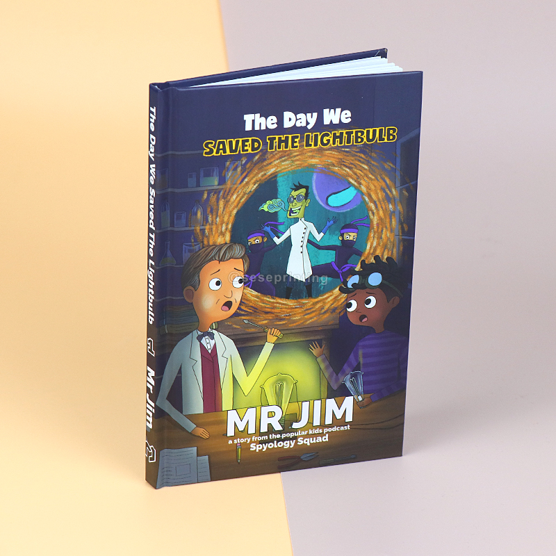 OEM Custom Hardcover Book Full Color Educational Children Story Book 6