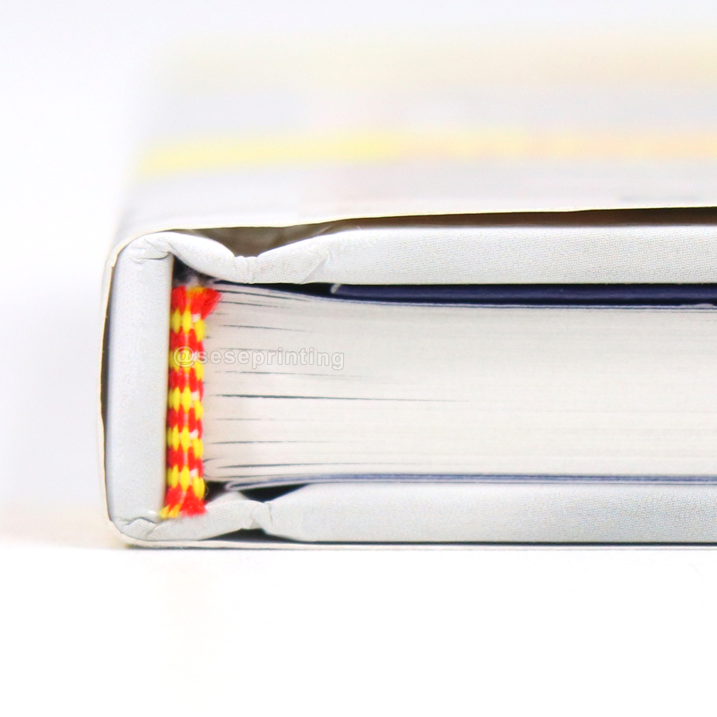 Hardcover Book Printing Custom Hardback Book with Dust Jacket 9