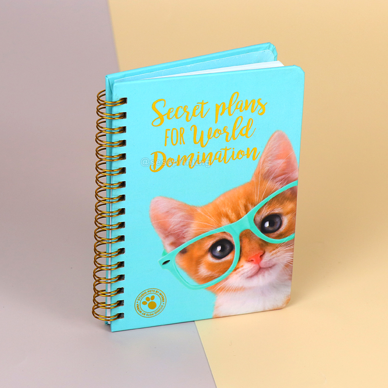 Custom Logo Spiral Notebooks Printing Travel Journal Diary 6