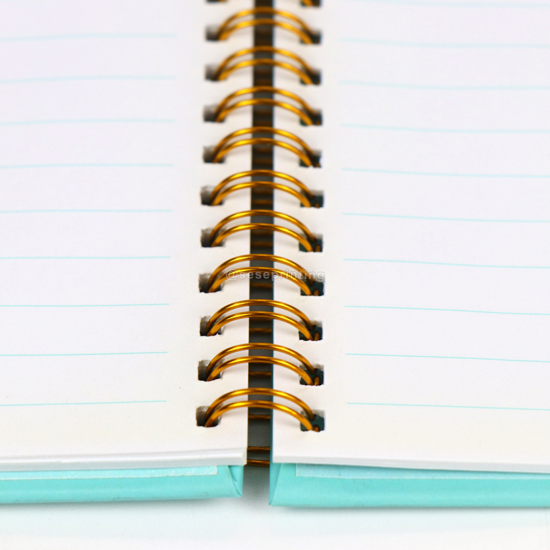 Custom Logo Spiral Notebooks Printing Travel Journal Diary 9