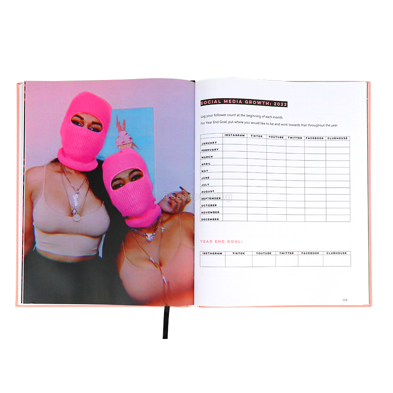 Custom Linen Cover Journal Business Planner Daily Weekly Schedule 7