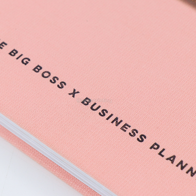 Custom Linen Cover Journal Business Planner Daily Weekly Schedule 8