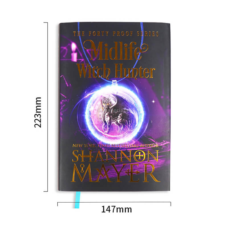 Custom Sprayed Edge Book Hardcover Novels Printed Publisher Book 6