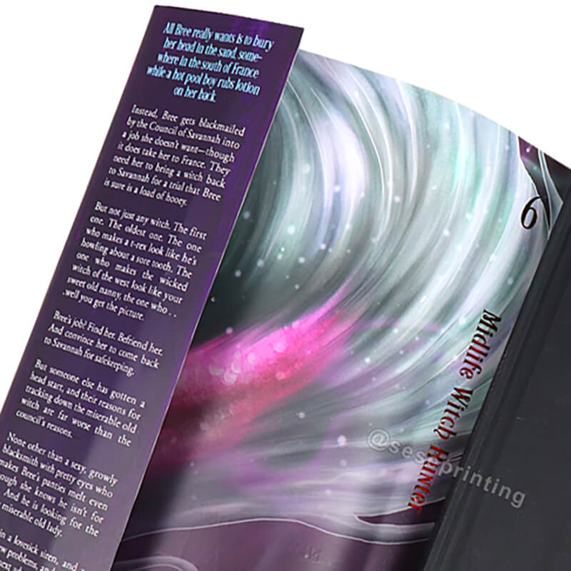 Custom Sprayed Edge Book Hardcover Novels Printed Publisher Book 8