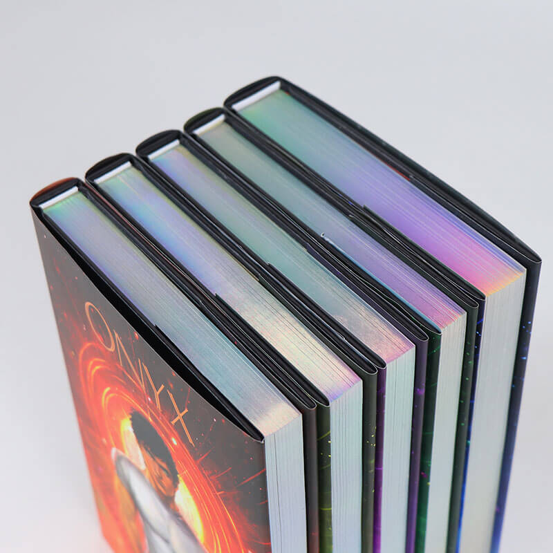 Custom Self Publishing Book Printing Hardbound Sprayed Edges Book 12