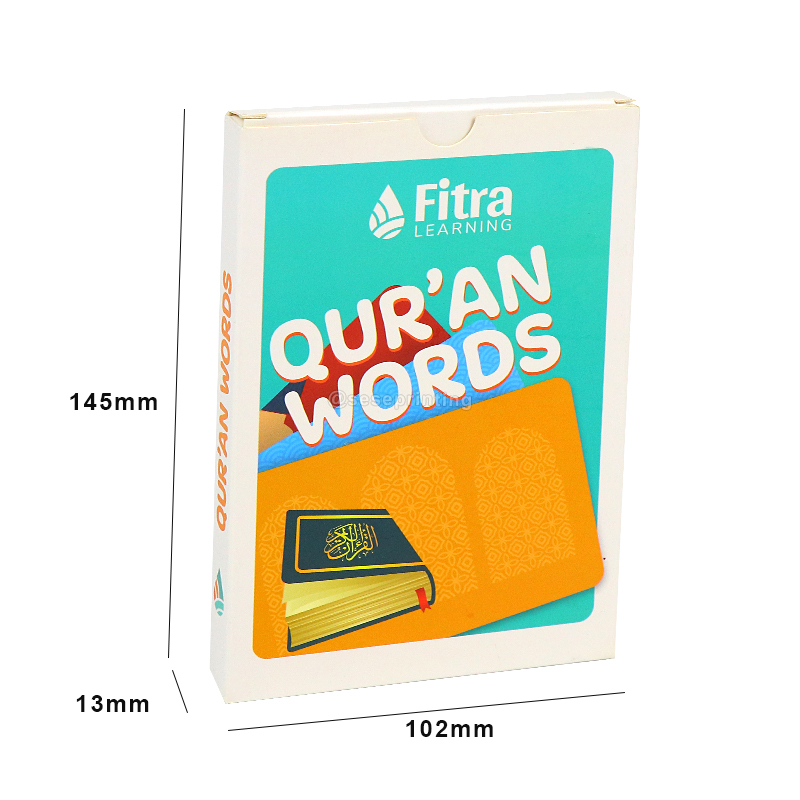 Custom Printing Educational Flash Card Word Cognition Memory Cards 7