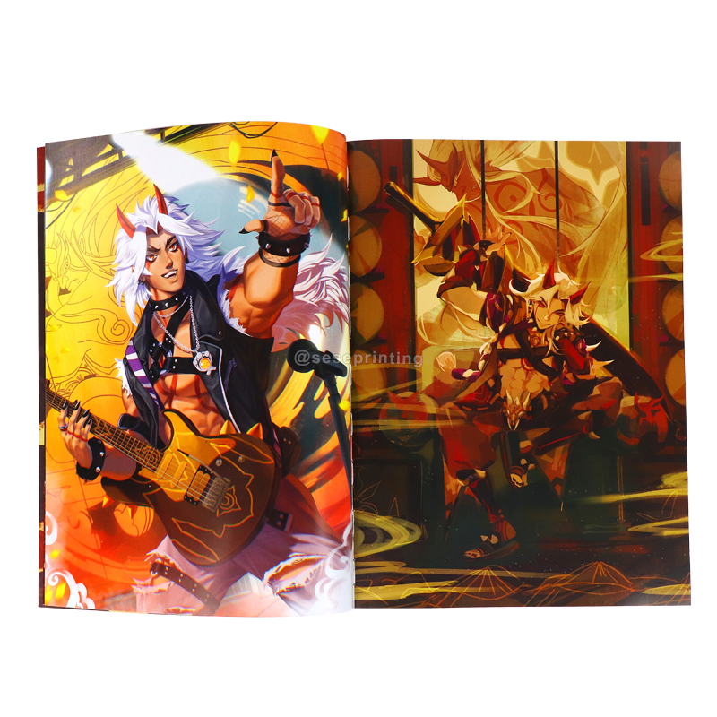 China Paperback Book Custom Comic Book Manga Book Printing Services 7