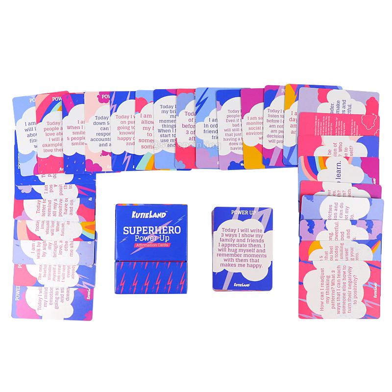 Custom Affirmation Cards Inspirational Cards Encouragement Card Set 6
