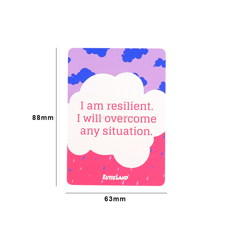 Custom Affirmation Cards Inspirational Cards Encouragement Card Set 8