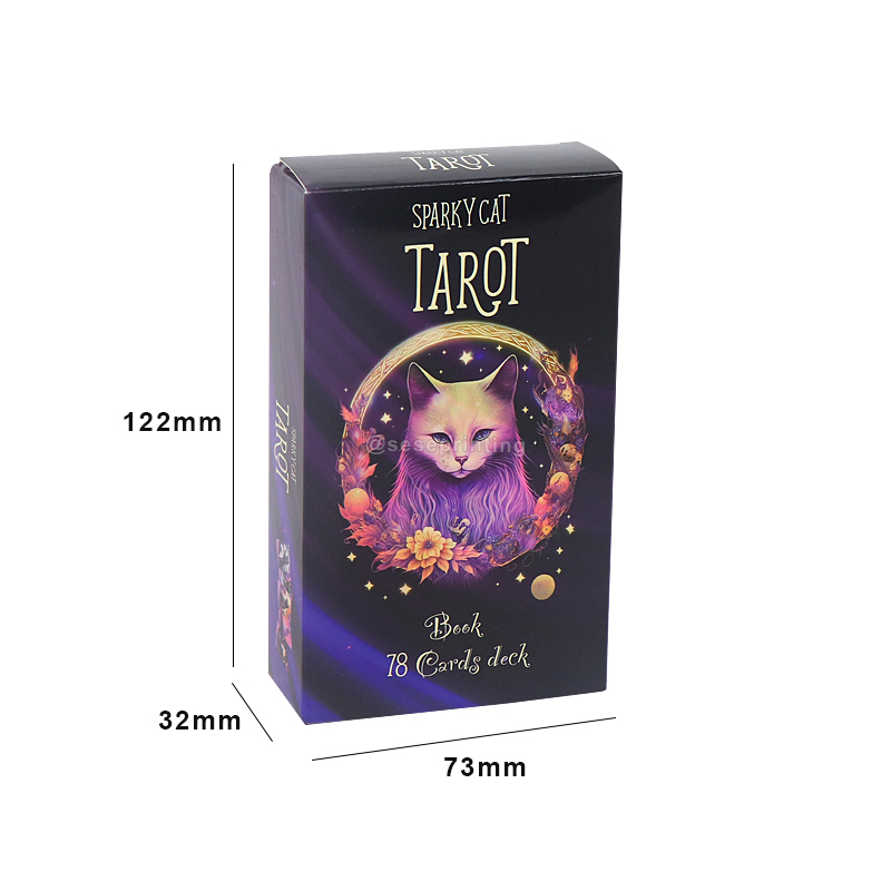 Printing 78 Card Game Design Custom Tarot Cards with Guidebook 7