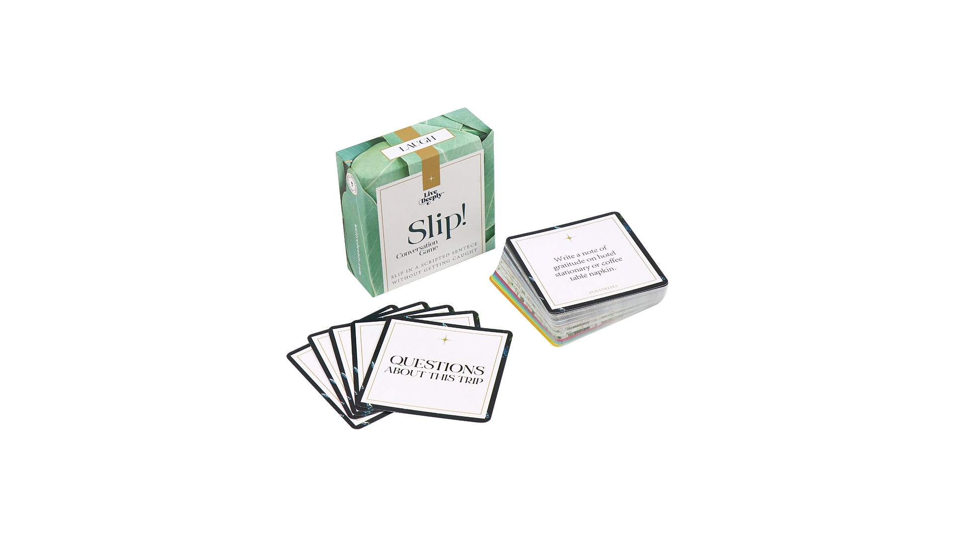 Custom Logo Design Family Conversation Question Card Game Printing 1