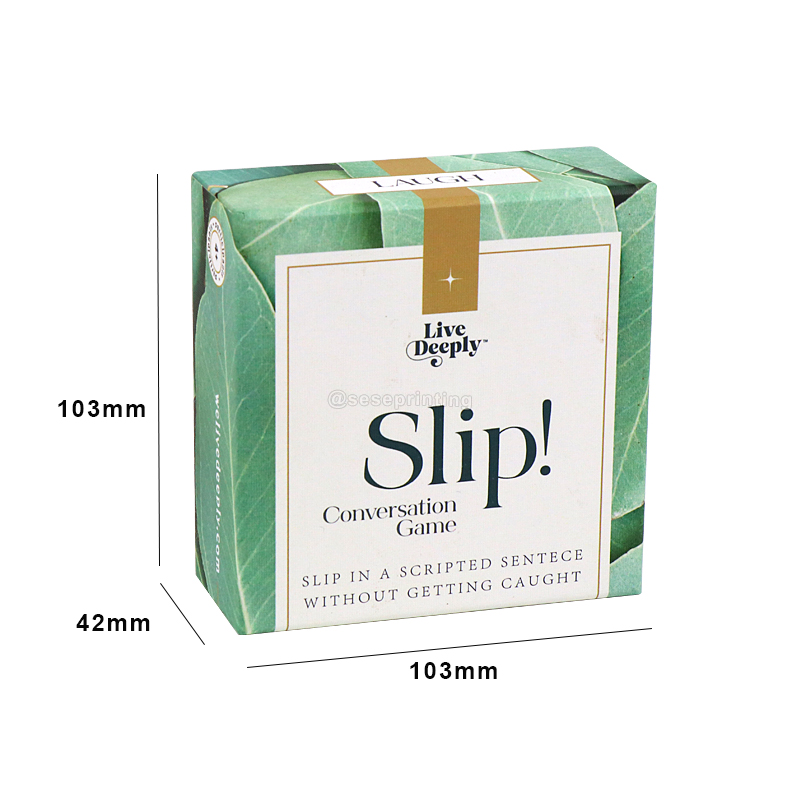 Custom Logo Design Family Conversation Question Card Game Printing 7