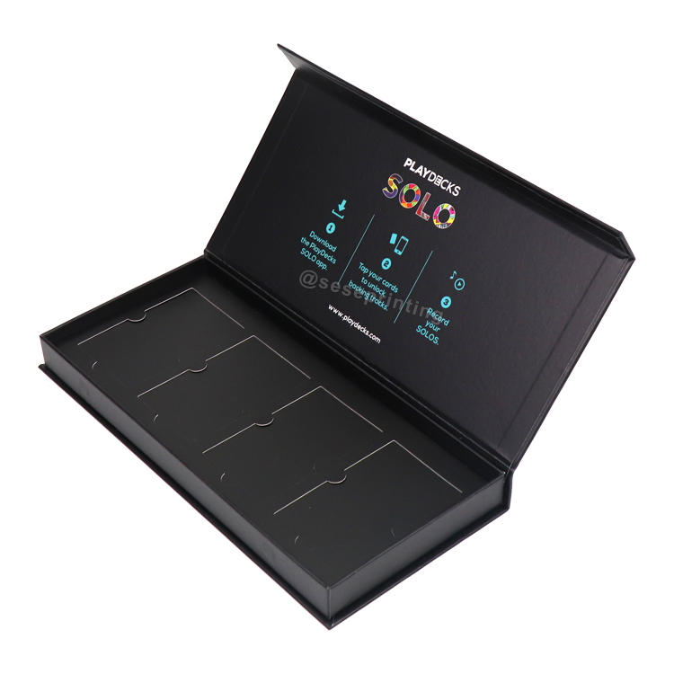 Custom Brand Logo Printing Magnetic Gift Box  Paper Packaging Box 8