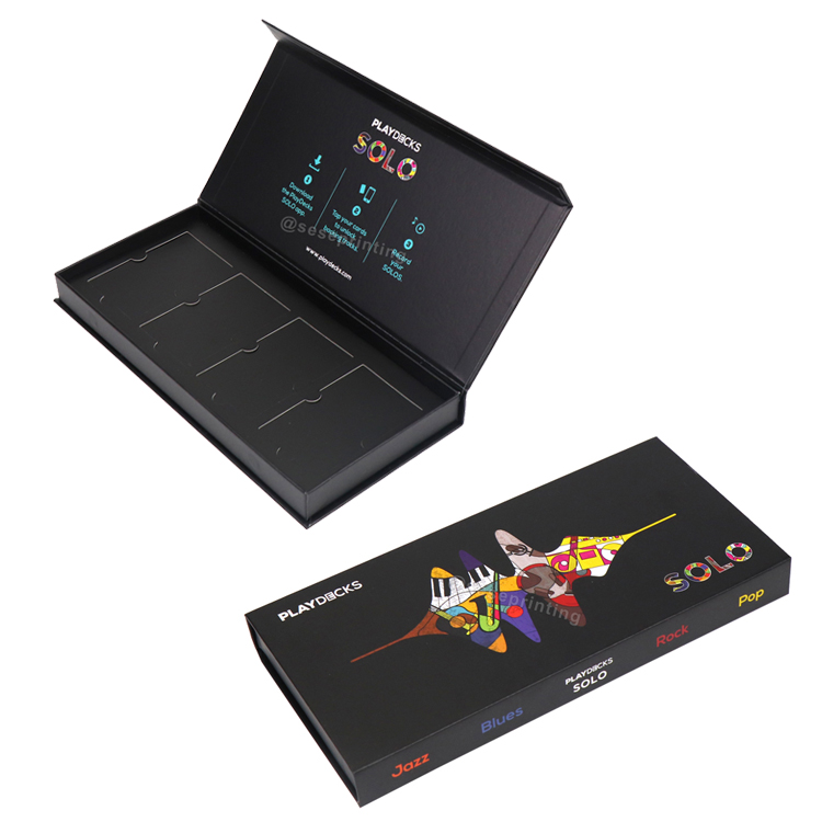 Custom Brand Logo Printing Magnetic Gift Box  Paper Packaging Box 6