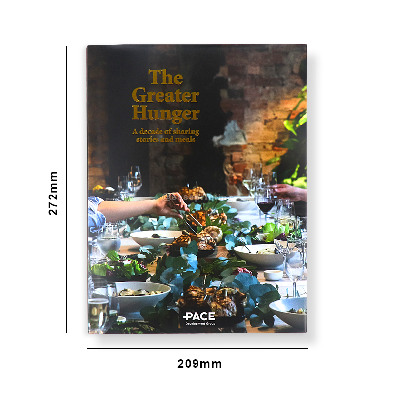 China Custom Hardcover Recipe Book Printing Food Menu Cookbook 6