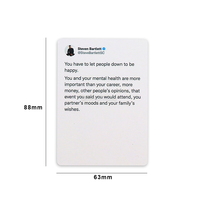 Custom Positive Motivational Card Game Affirmation Card Company 8