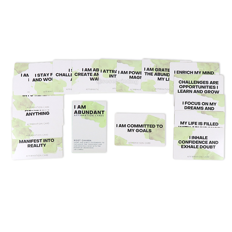 Custom Affirmation Cards Positive Inspirational Encouragement Card 6