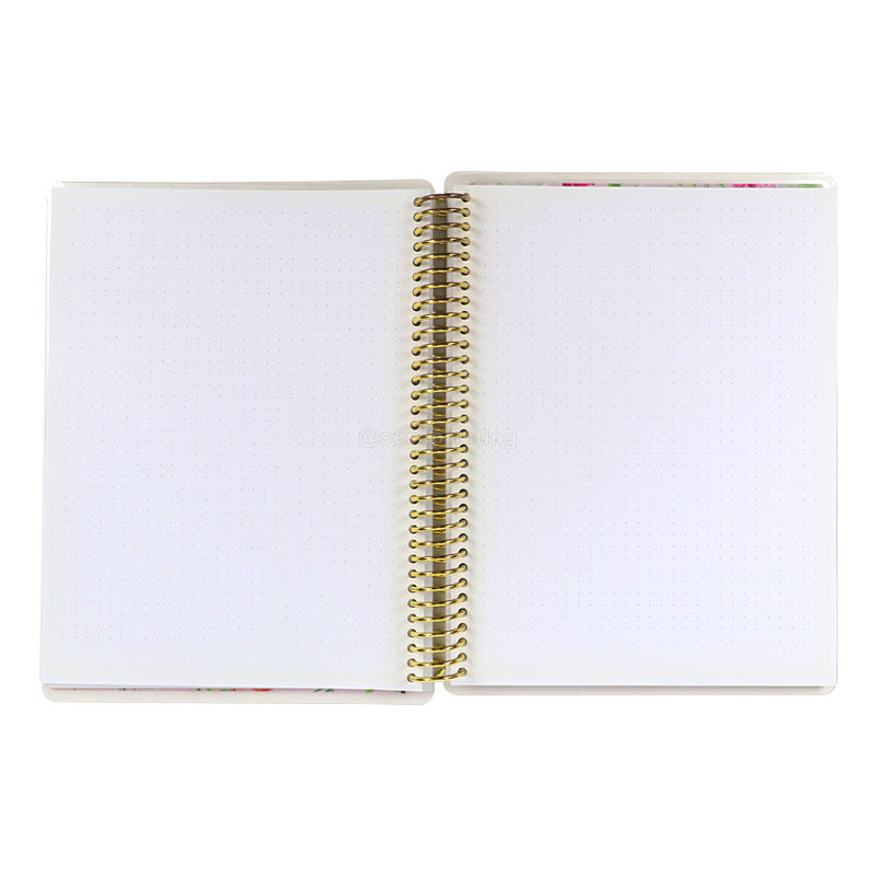 Softcover Spiral Planner PVC Cover Design Custom Journal Notebook 7