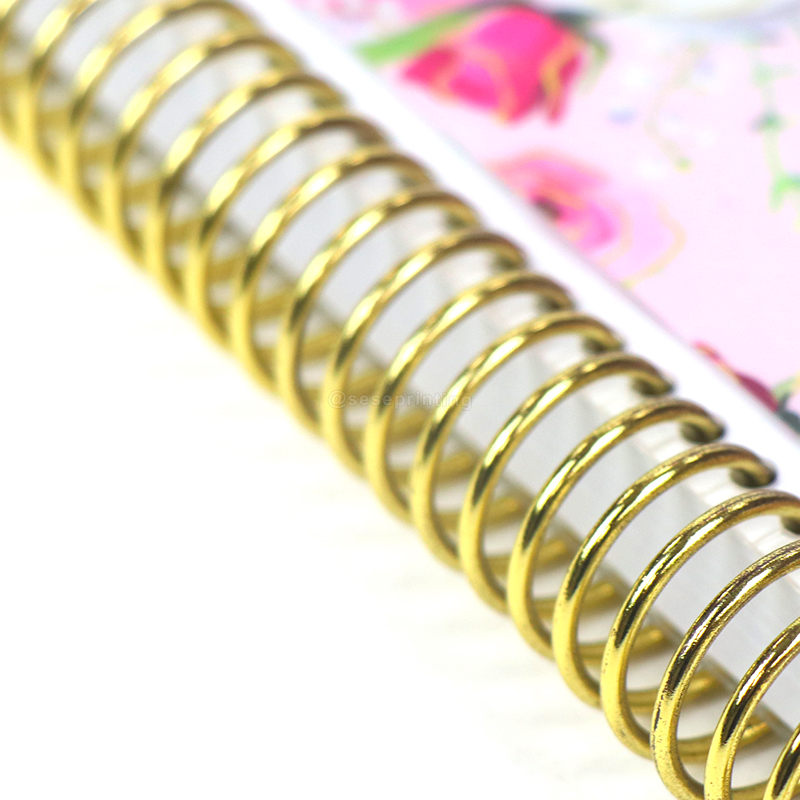 Softcover Spiral Planner PVC Cover Design Custom Journal Notebook 9