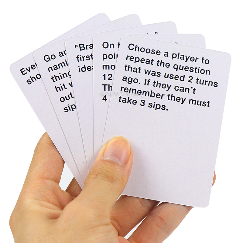 Drinking Card Game Custom Printing Couples Card Games Adult 9