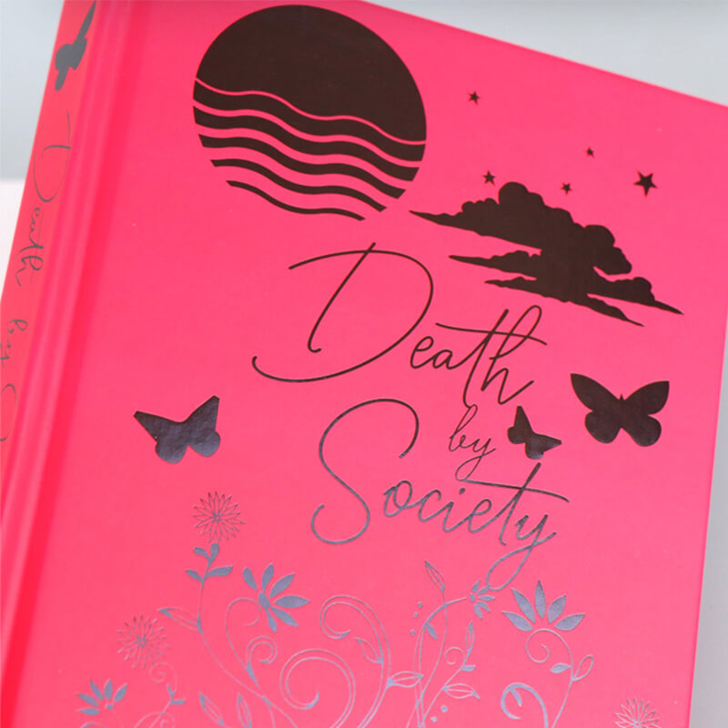 Custom Foil Cover Hardcover Book Printing with Stenciled Edges 9