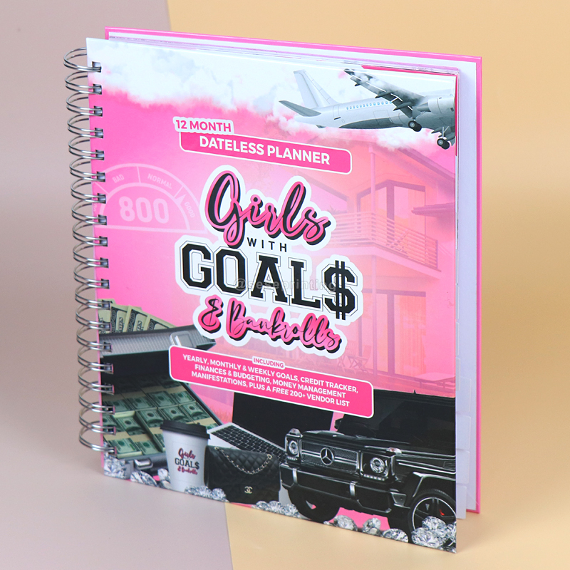 Custom Finances/Budget Goals Planner Manifestations Journal 5