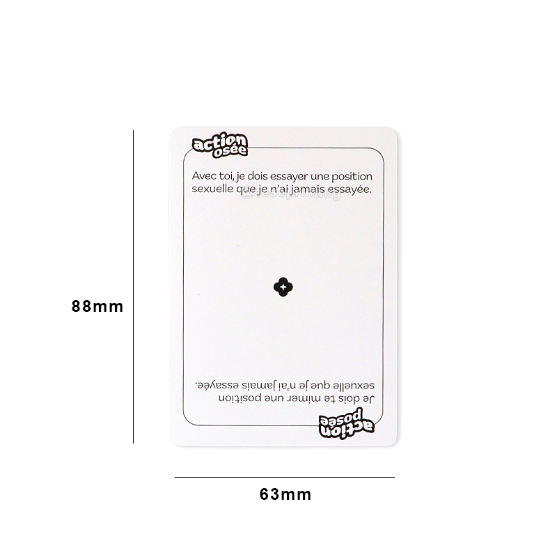 Custom Adult Question Cards Playing Card Printing Services 7