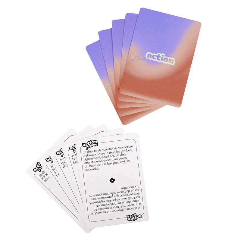 Custom Adult Question Cards Playing Card Printing Services 8