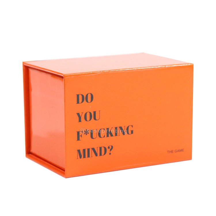 Custom Magnetic Box Packaging Paper Box Luxury Card Game Box 8