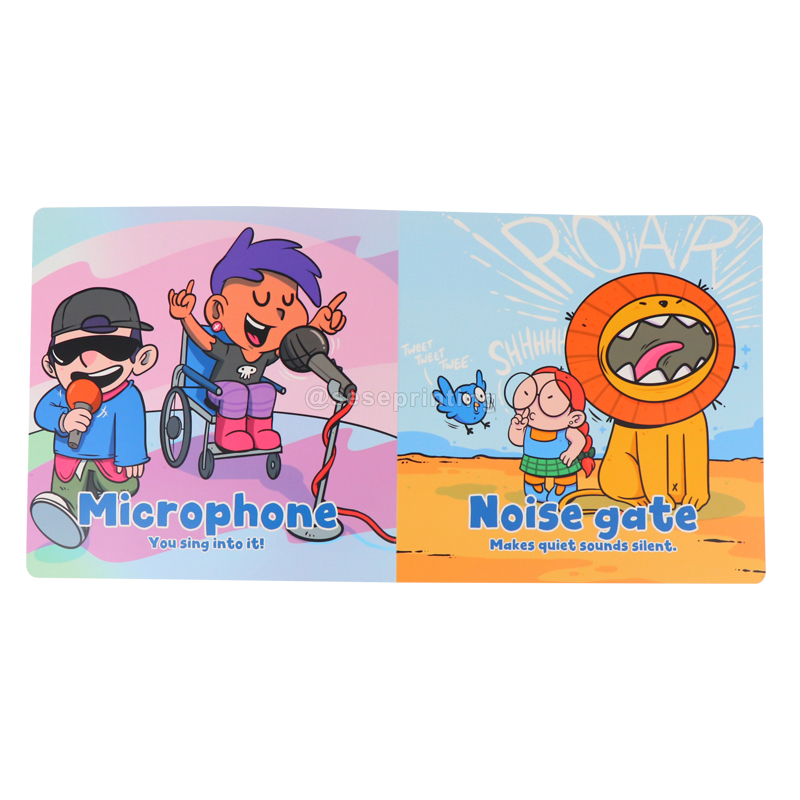 Book Custom Printing Children's Board Book ABC Picture Book 7