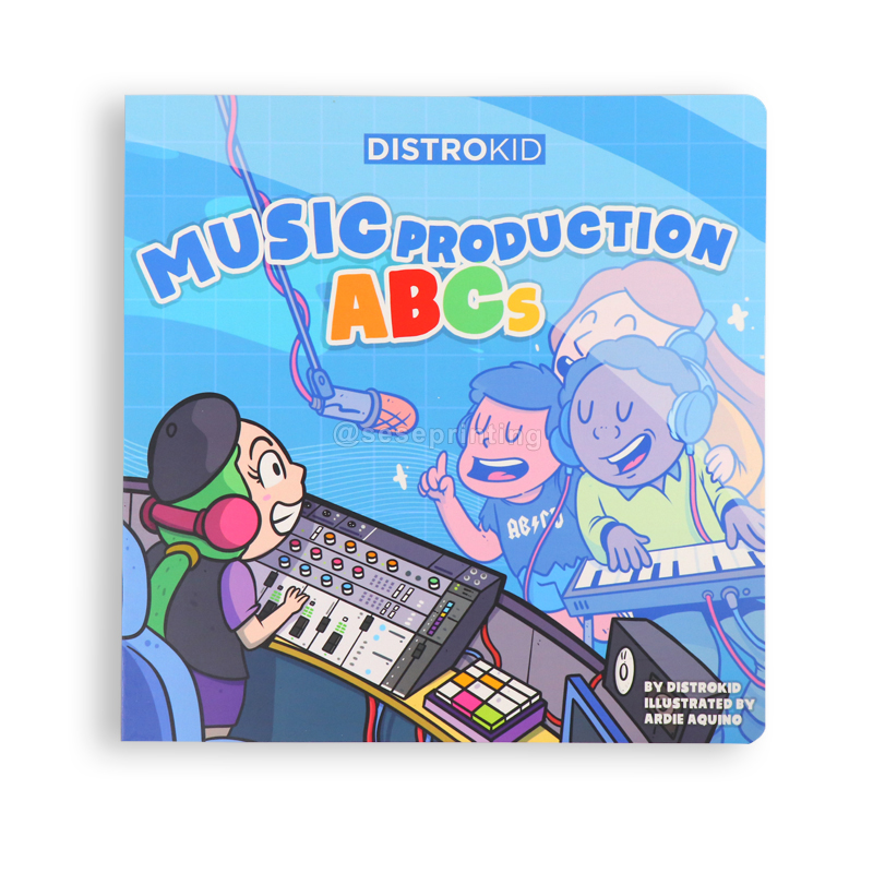 Book Custom Printing Children's Board Book ABC Picture Book 8