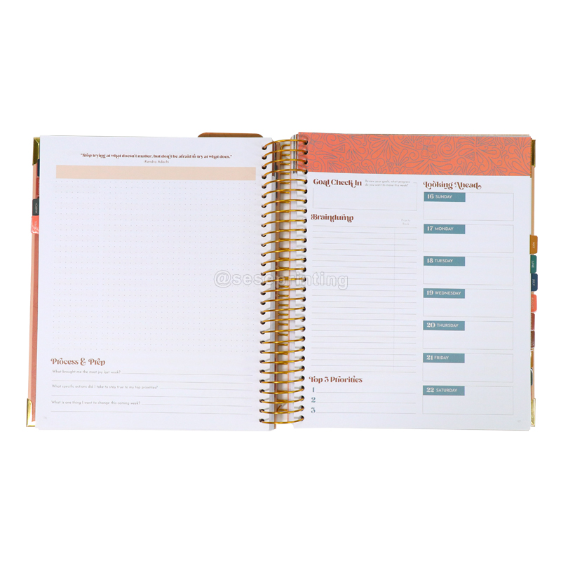 Customized Spiral Budget Challenge Book Daily Financial Planner 7