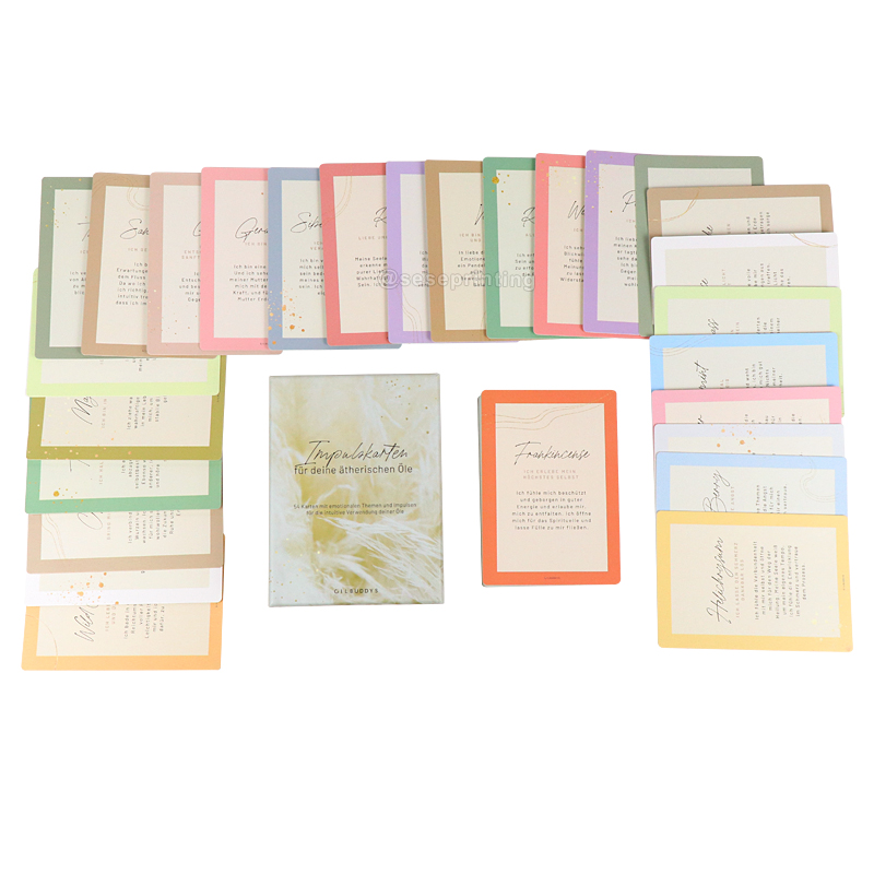 Custom Printing 54 Emotional Card Inspirational Affirmation Cards 6