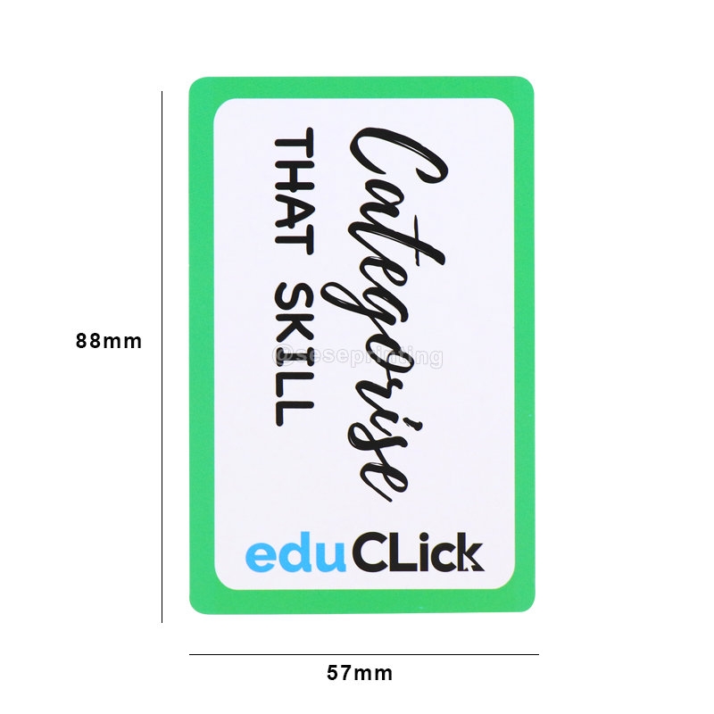 Children Cognition Learning Card Printing Flash Cards for Kids 7