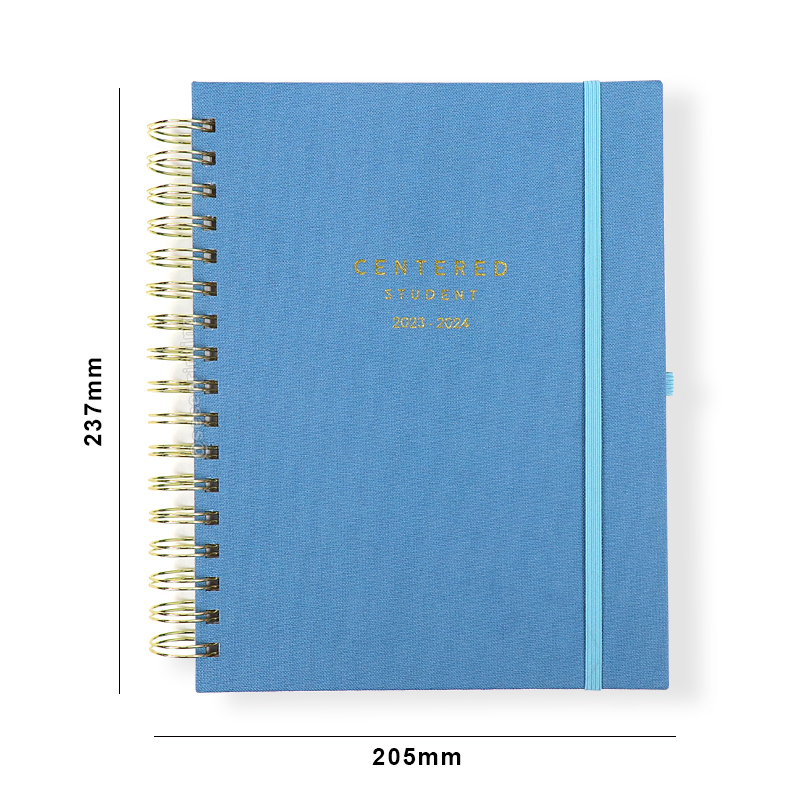 Custom Printing Weekly Student Journal Notebook Spiral Planner 6