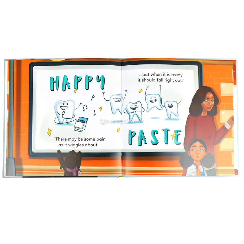 Custom Printing Hardcover Full Color Children Story Book 8