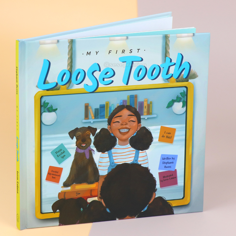 Custom Printing Hardcover Full Color Children Story Book 6