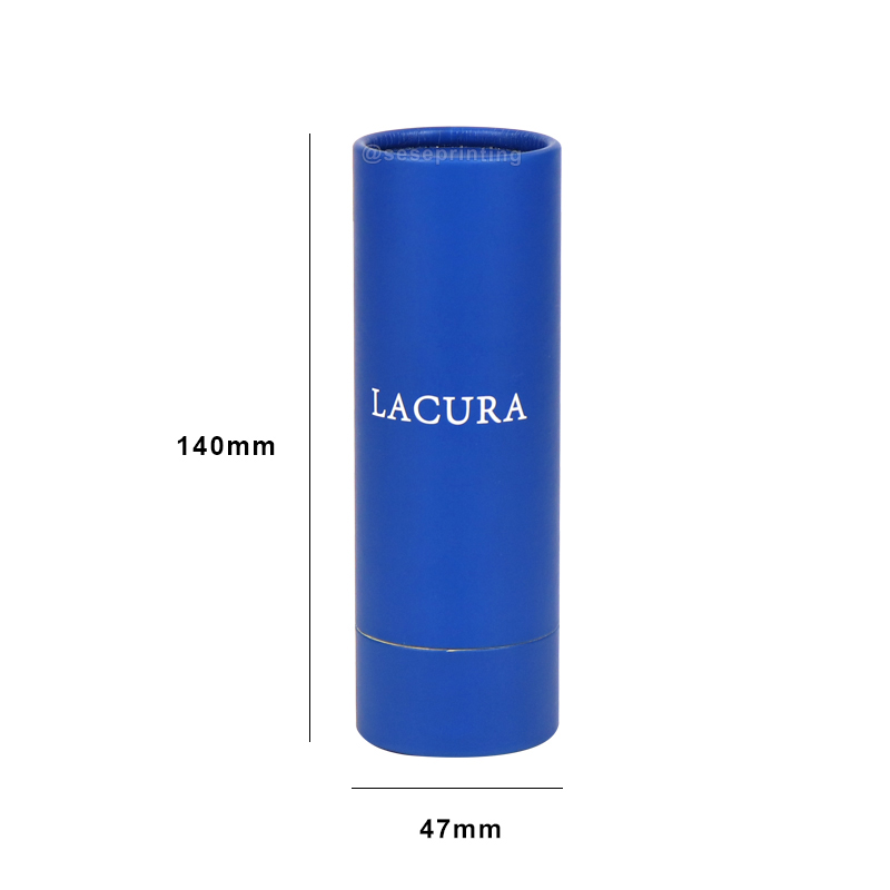 Custom Cylinder Packaging Paper Tube Box with Long Lid 7