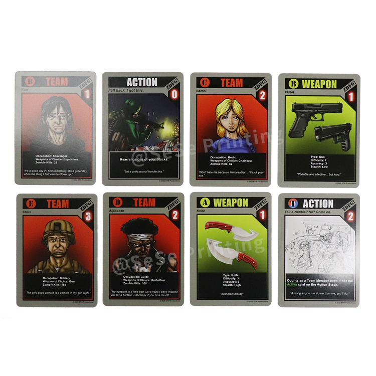 Factory Custom Board Game Deck Printed Adult Party Card Game 10