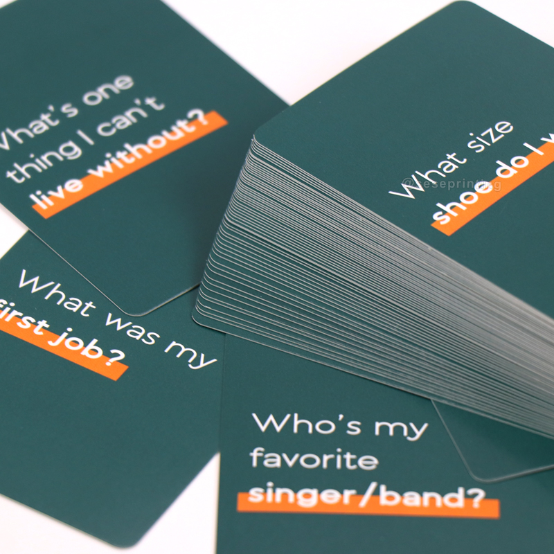 Custom Affirmation Cards Adults Drinking Board Game with Chips 10