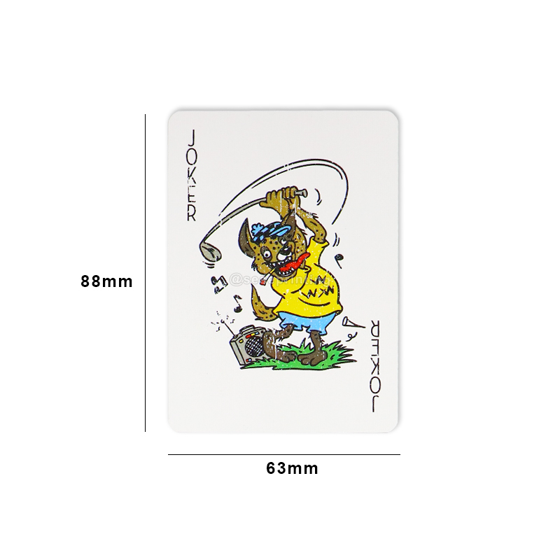 Custom Adult Card Games Printing Poker Card with Green Edges 8