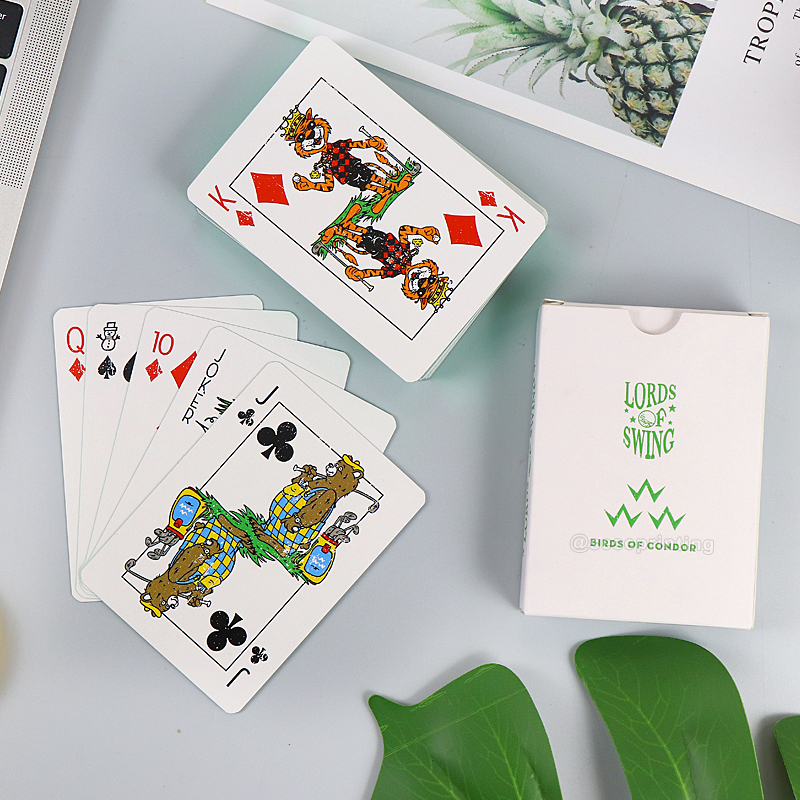 Custom Adult Card Games Printing Poker Card with Green Edges 6