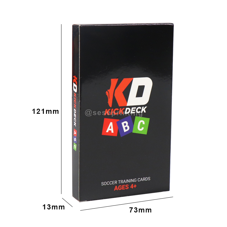 Custom Soccer Training Cards Children Educational Flashcard 7
