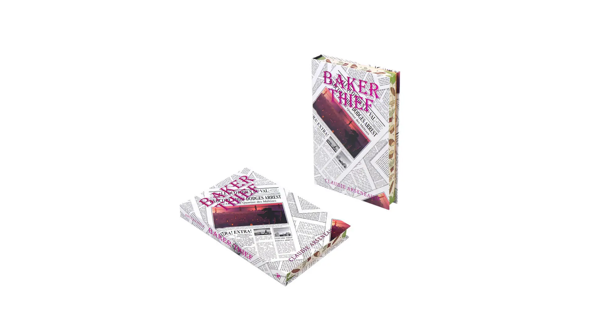 Foiled on Hardcover Romance Book Printing with Sprayed Edges 1