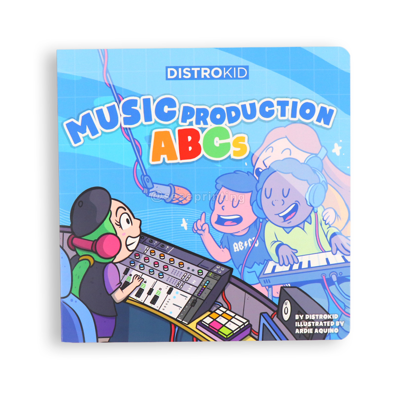 Children Story Picture Book Cardboard Book Printing for Kids 6